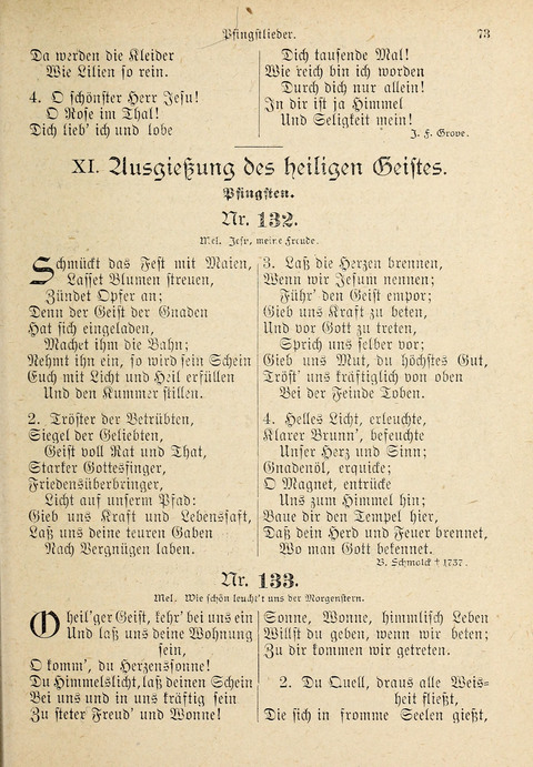 Evangelisches Gesangbuch: für die deutschen Congregational-Gemeinden von Nork-Amerika page 73