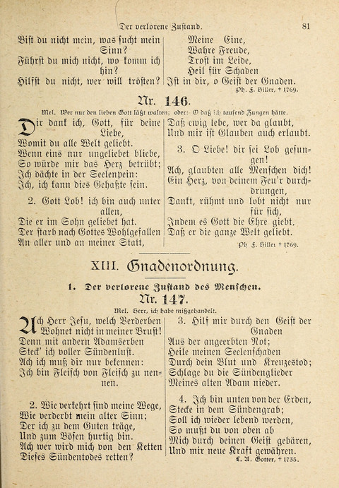 Evangelisches Gesangbuch: für die deutschen Congregational-Gemeinden von Nork-Amerika page 81