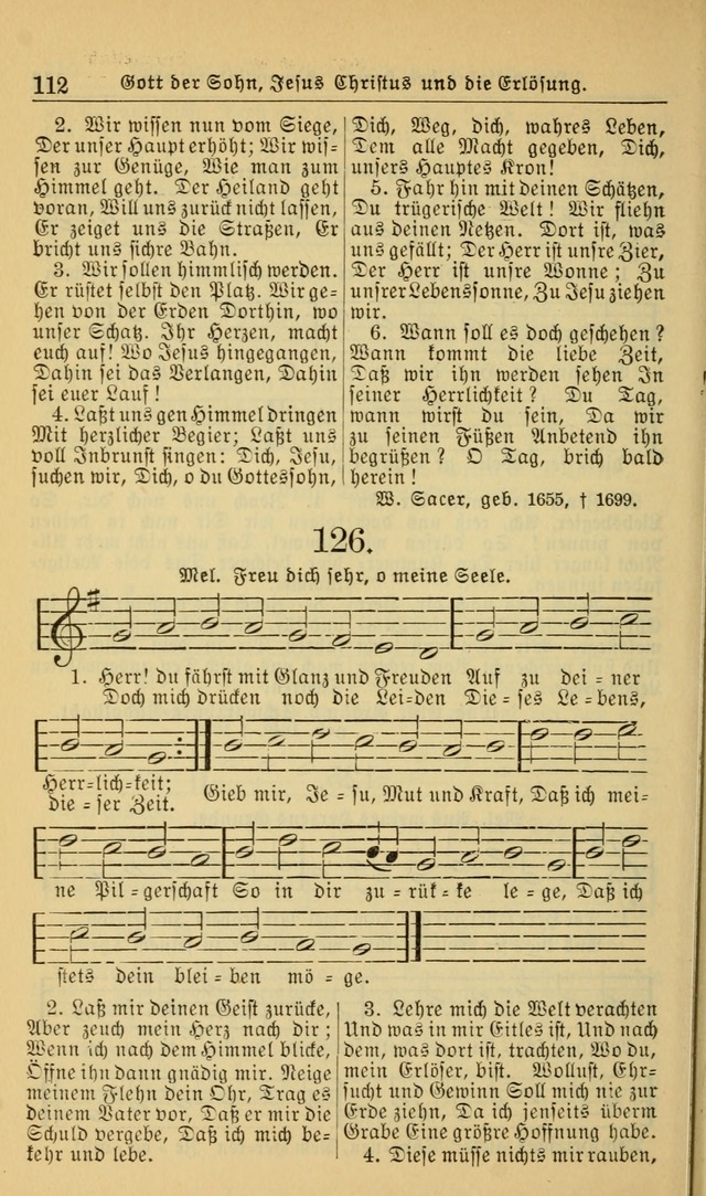 Evangelisches Gesangbuch: herausgegeben von der Deutschen Evangelischen Synode von Nord-Amerika (Revidierte Ausgabe) page 121