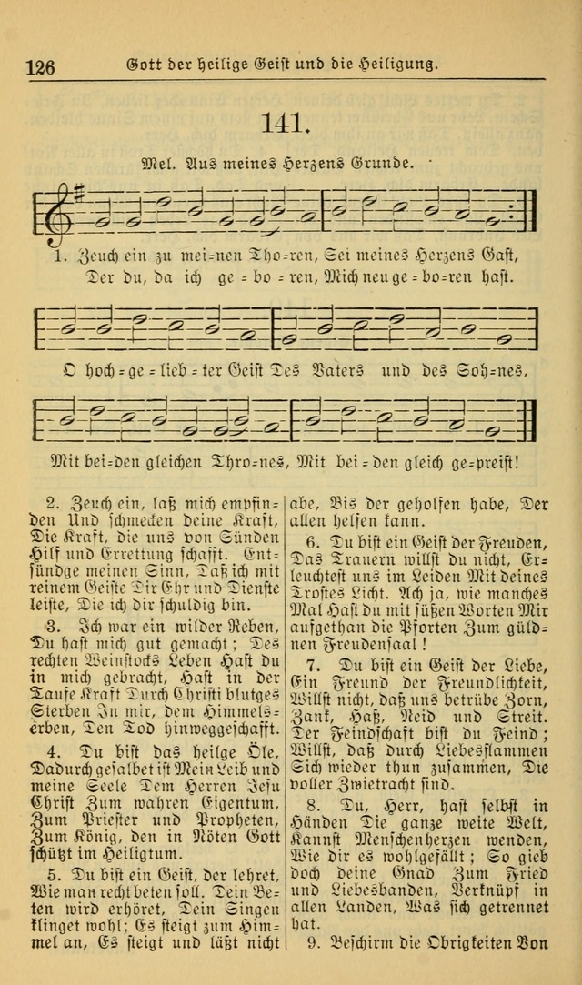 Evangelisches Gesangbuch: herausgegeben von der Deutschen Evangelischen Synode von Nord-Amerika (Revidierte Ausgabe) page 135