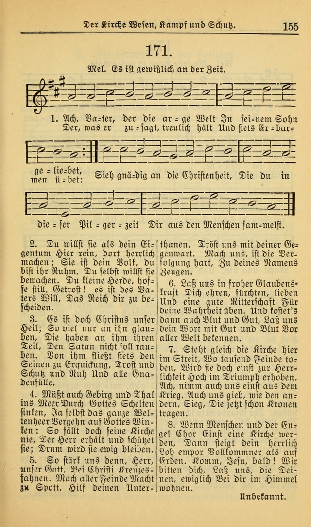 Evangelisches Gesangbuch: herausgegeben von der Deutschen Evangelischen Synode von Nord-Amerika (Revidierte Ausgabe) page 164