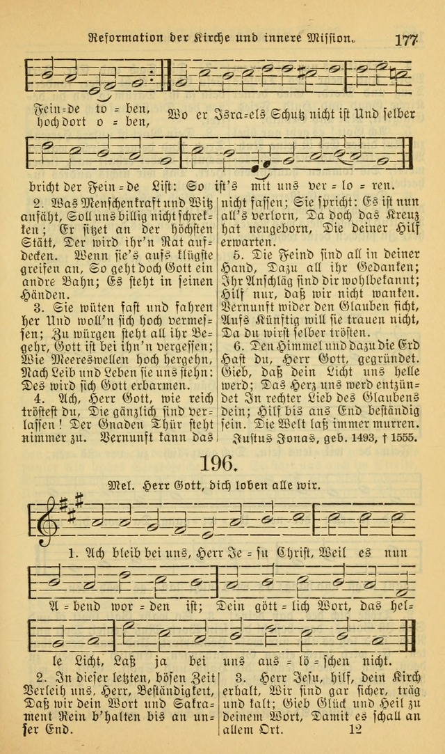 Evangelisches Gesangbuch: herausgegeben von der Deutschen Evangelischen Synode von Nord-Amerika (Revidierte Ausgabe) page 186