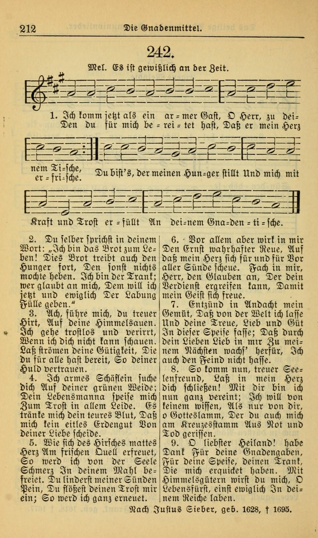 Evangelisches Gesangbuch: herausgegeben von der Deutschen Evangelischen Synode von Nord-Amerika (Revidierte Ausgabe) page 221