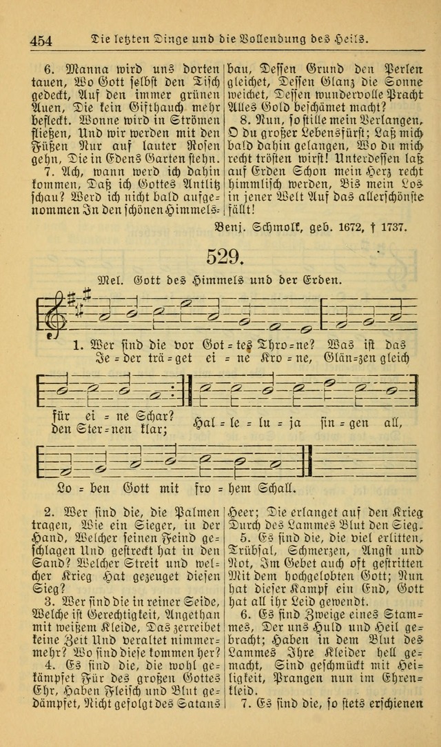 Evangelisches Gesangbuch: herausgegeben von der Deutschen Evangelischen Synode von Nord-Amerika (Revidierte Ausgabe) page 463