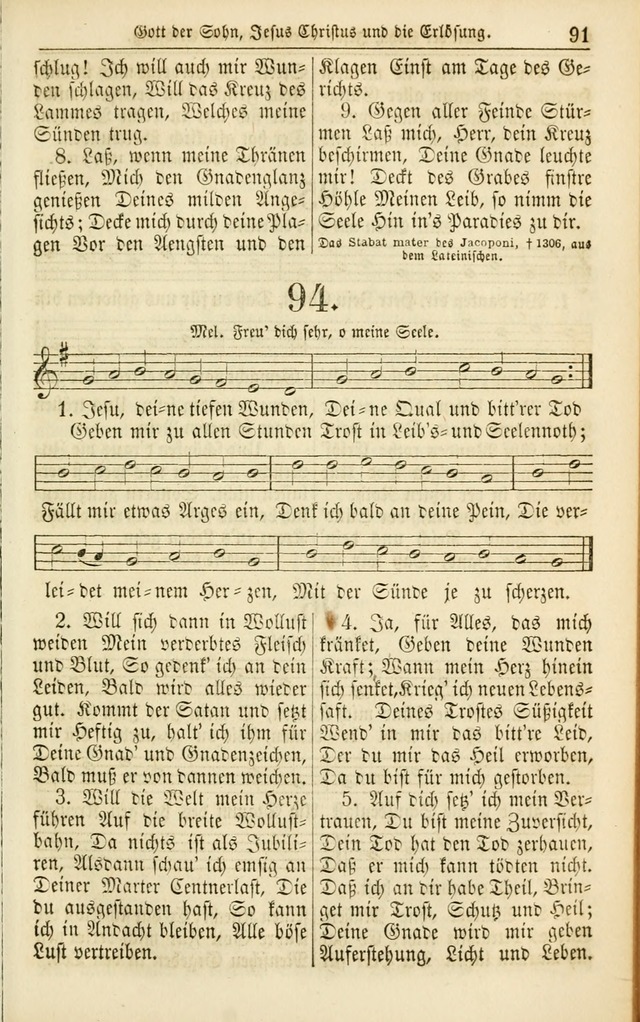 Evangelisches Gesangbuch: herausgegeben von dem Evangelischen Kirchenvereindes Westens page 100