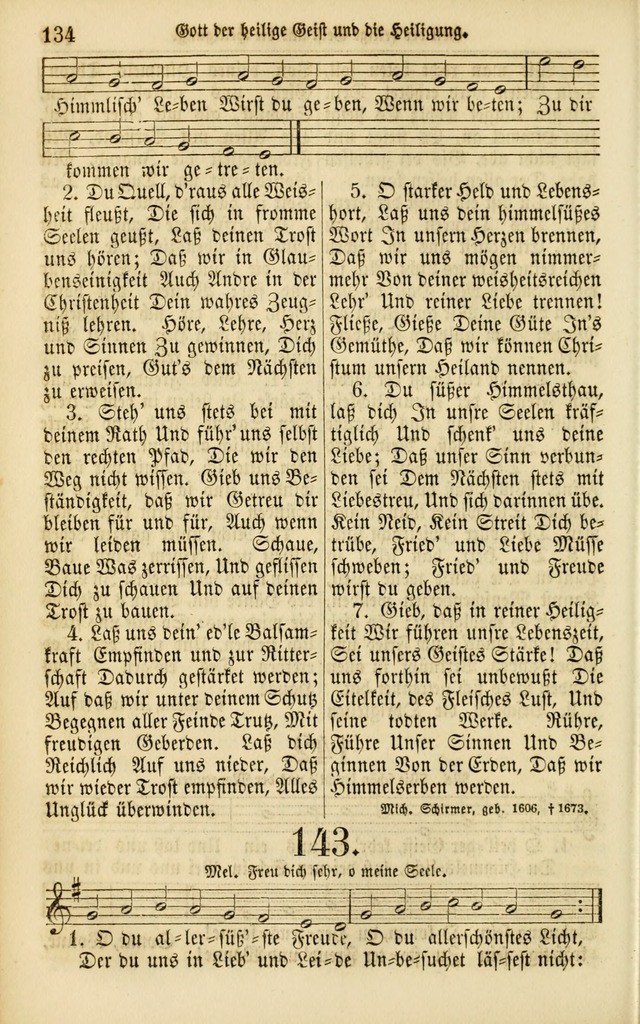 Evangelisches Gesangbuch: herausgegeben von dem Evangelischen Kirchenvereindes Westens page 143