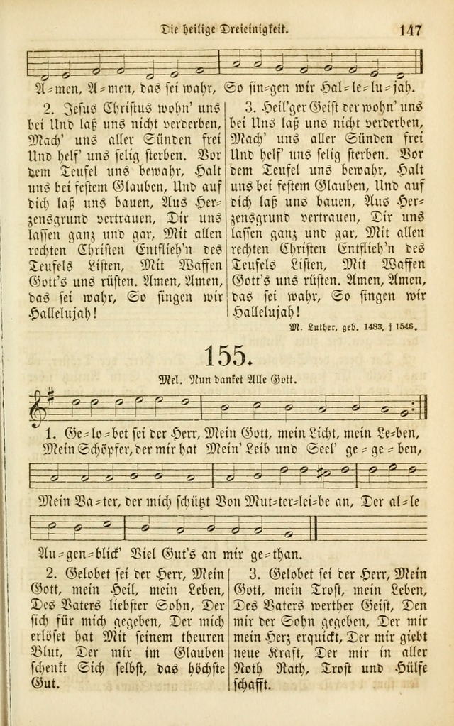 Evangelisches Gesangbuch: herausgegeben von dem Evangelischen Kirchenvereindes Westens page 156