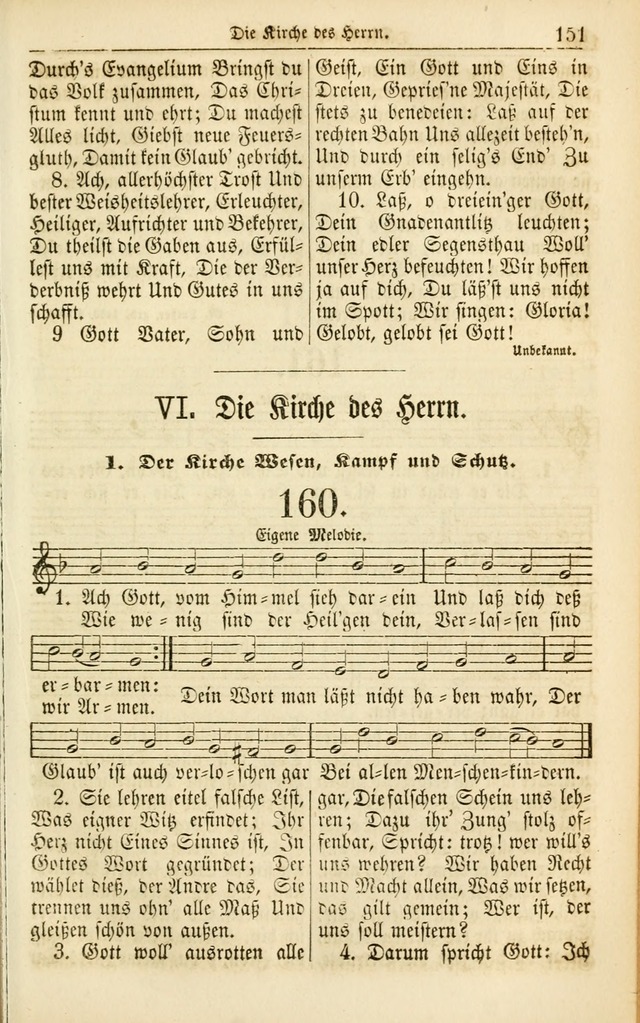 Evangelisches Gesangbuch: herausgegeben von dem Evangelischen Kirchenvereindes Westens page 160