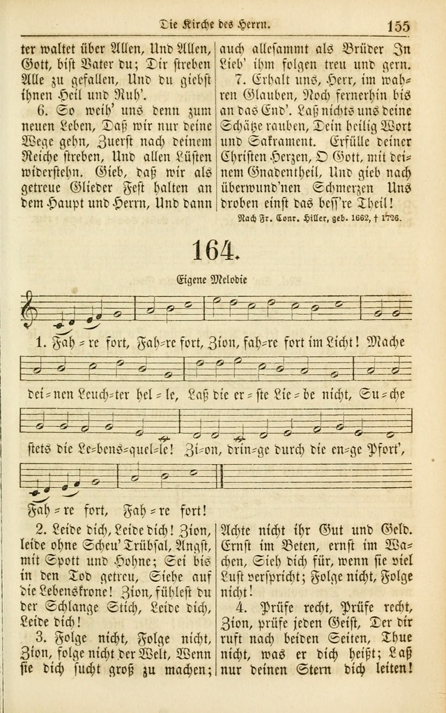 Evangelisches Gesangbuch: herausgegeben von dem Evangelischen Kirchenvereindes Westens page 164