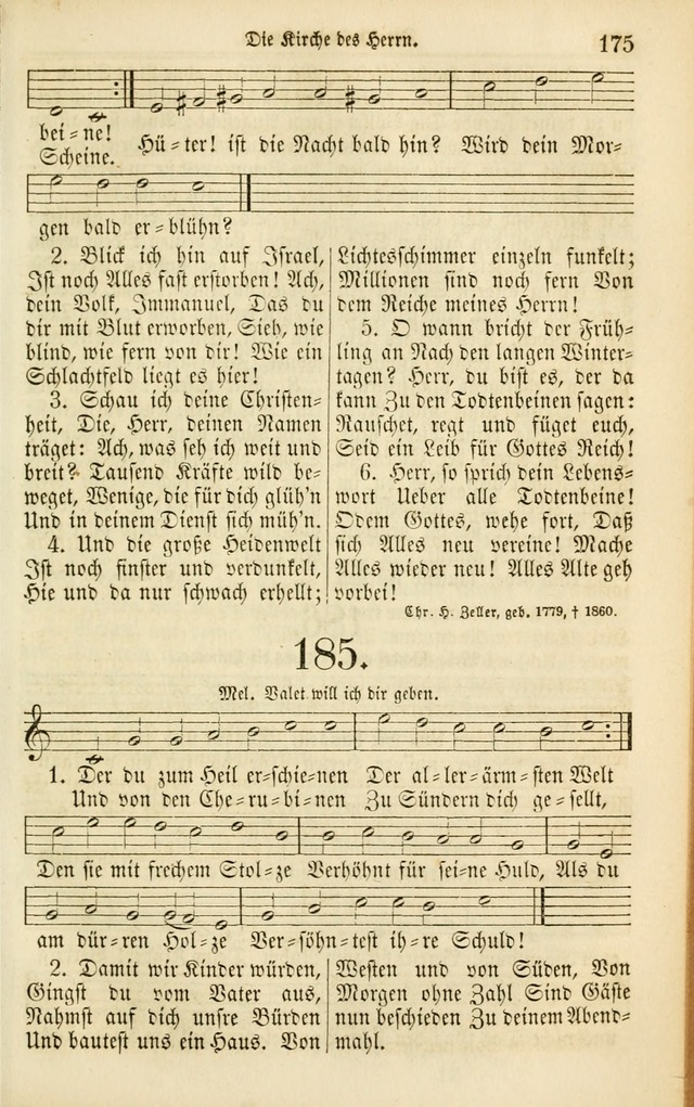 Evangelisches Gesangbuch: herausgegeben von dem Evangelischen Kirchenvereindes Westens page 186