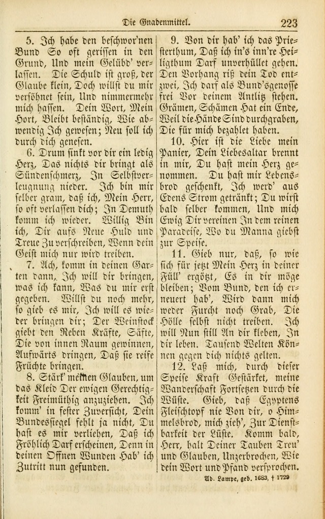 Evangelisches Gesangbuch: herausgegeben von dem Evangelischen Kirchenvereindes Westens page 234
