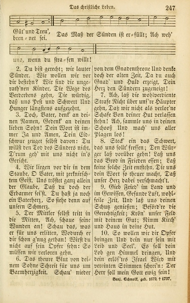 Evangelisches Gesangbuch: herausgegeben von dem Evangelischen Kirchenvereindes Westens page 258