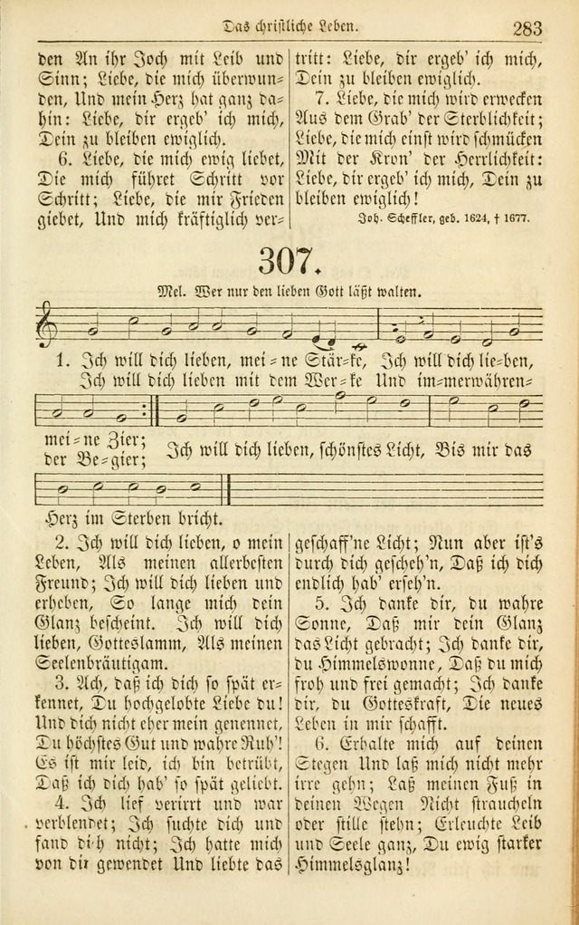 Evangelisches Gesangbuch: herausgegeben von dem Evangelischen Kirchenvereindes Westens page 294