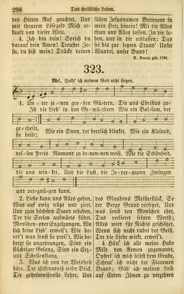 Evangelisches Gesangbuch: herausgegeben von dem Evangelischen Kirchenvereindes Westens page 309