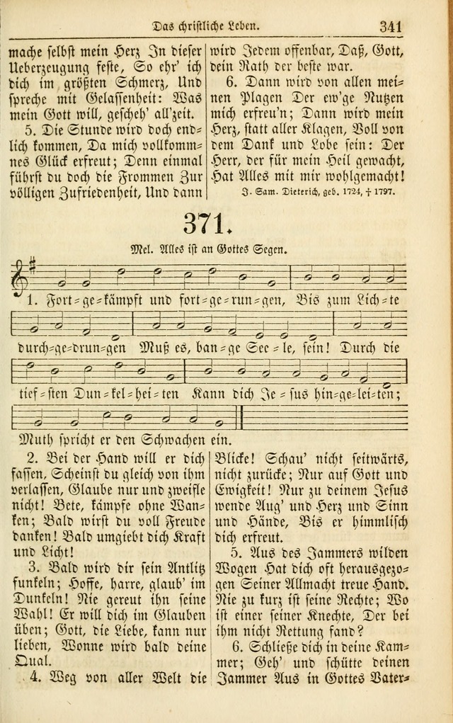 Evangelisches Gesangbuch: herausgegeben von dem Evangelischen Kirchenvereindes Westens page 352