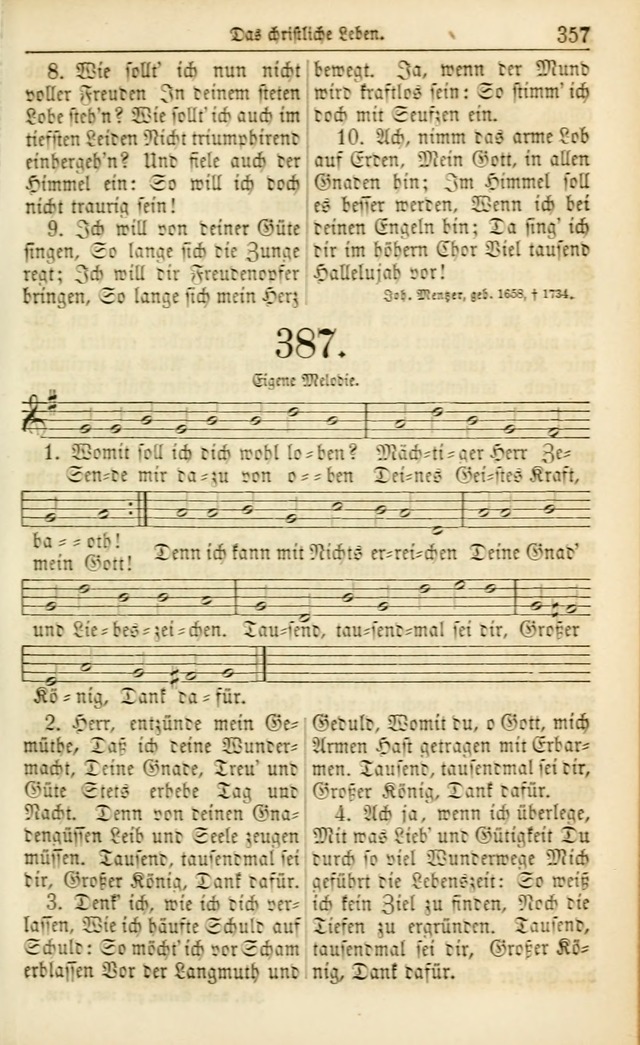 Evangelisches Gesangbuch: herausgegeben von dem Evangelischen Kirchenvereindes Westens page 368
