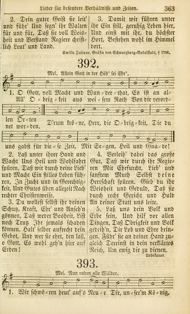 Evangelisches Gesangbuch: herausgegeben von dem Evangelischen Kirchenvereindes Westens page 374