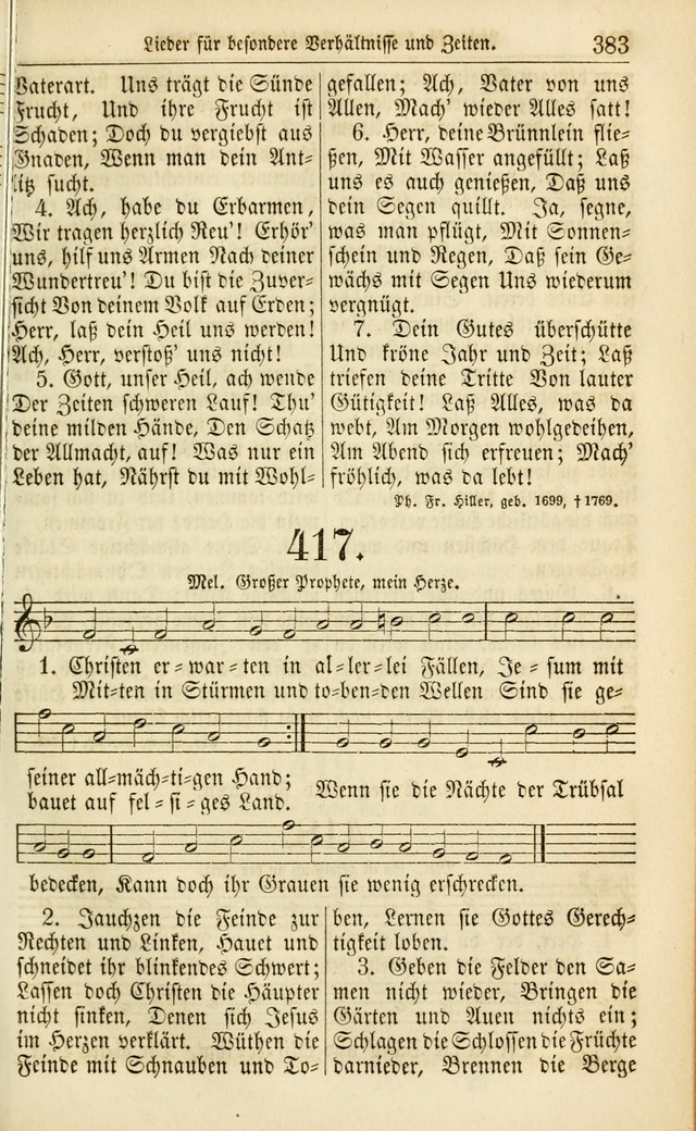 Evangelisches Gesangbuch: herausgegeben von dem Evangelischen Kirchenvereindes Westens page 394