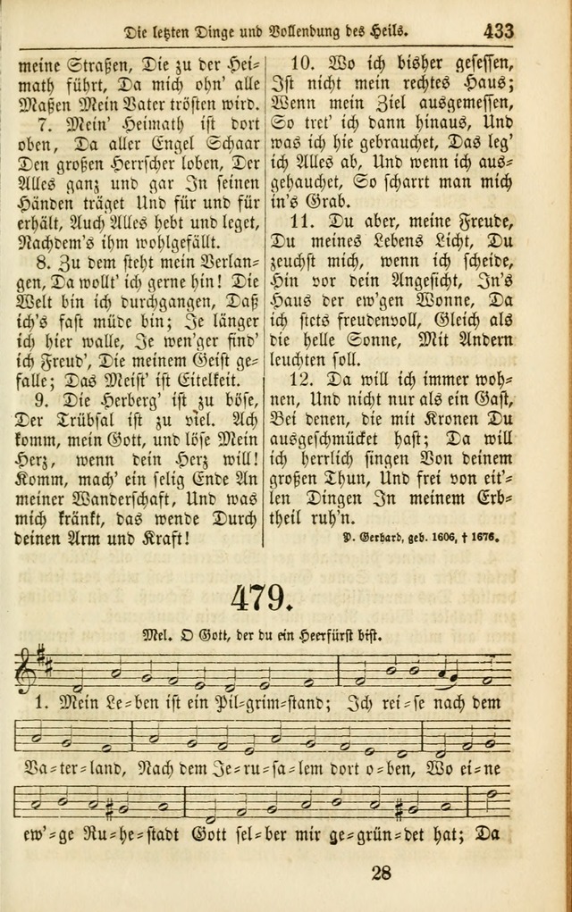 Evangelisches Gesangbuch: herausgegeben von dem Evangelischen Kirchenvereindes Westens page 444