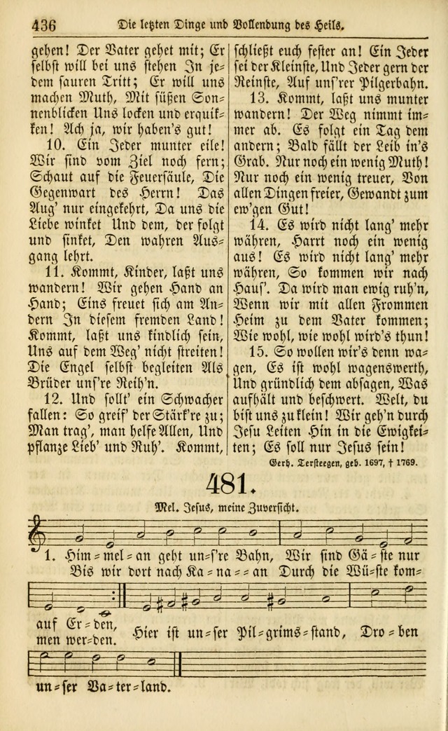 Evangelisches Gesangbuch: herausgegeben von dem Evangelischen Kirchenvereindes Westens page 447