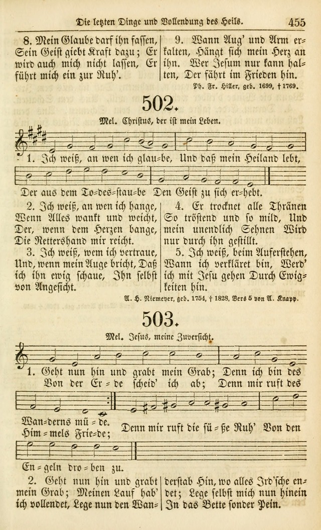 Evangelisches Gesangbuch: herausgegeben von dem Evangelischen Kirchenvereindes Westens page 466