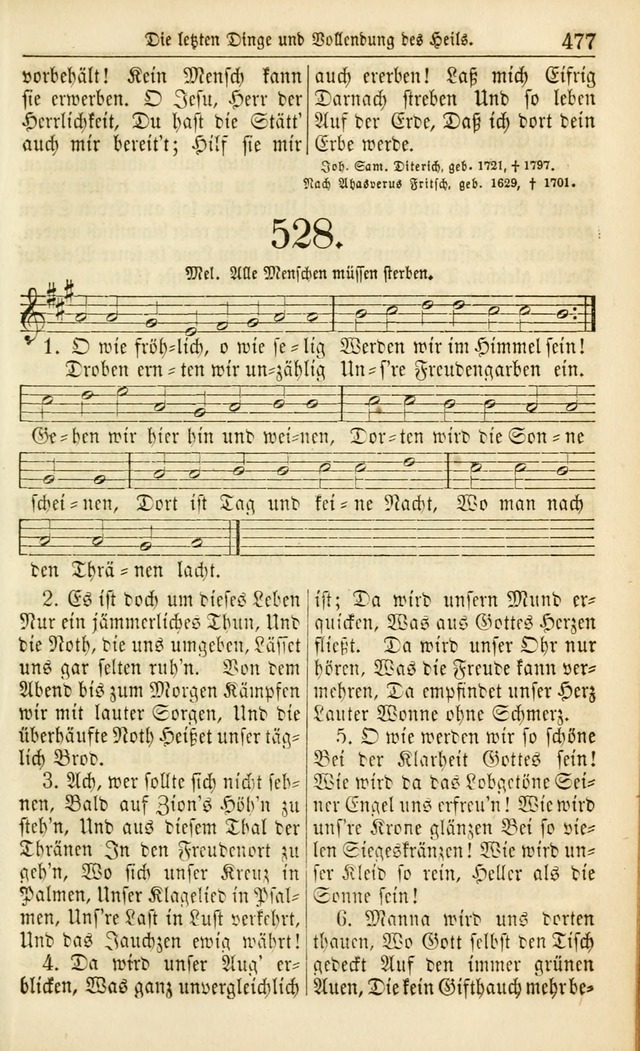Evangelisches Gesangbuch: herausgegeben von dem Evangelischen Kirchenvereindes Westens page 488