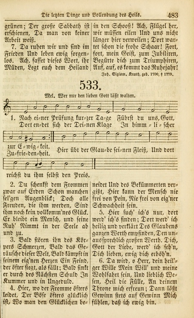 Evangelisches Gesangbuch: herausgegeben von dem Evangelischen Kirchenvereindes Westens page 494