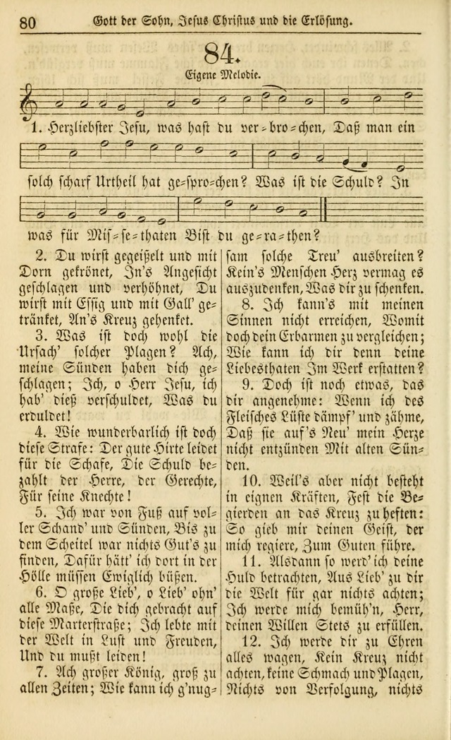 Evangelisches Gesangbuch: herausgegeben von dem Evangelischen Kirchenvereindes Westens page 89