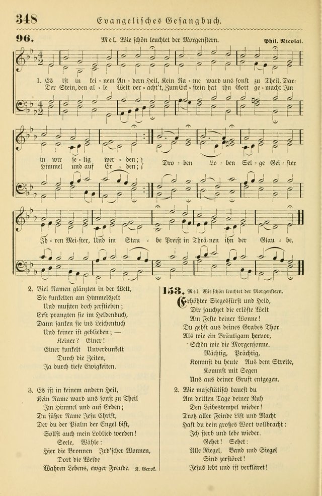 Evangelisches Gesangbuch mit vierstimmigen Melodien: für den öffentlichen und häuslichen Gottesdienst page 348