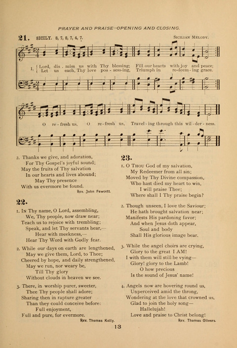 Evangelical Hymnal page 13