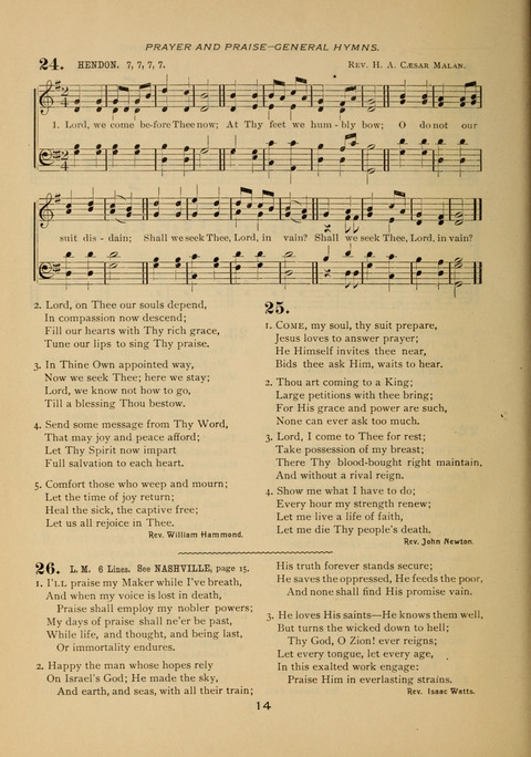 Evangelical Hymnal page 14
