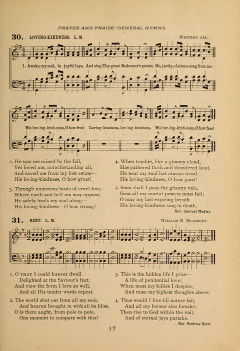 Evangelical Hymnal page 17