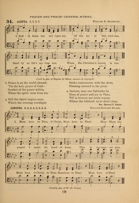 Evangelical Hymnal page 19