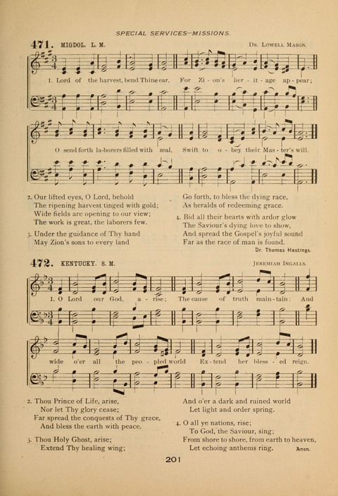 Evangelical Hymnal page 205
