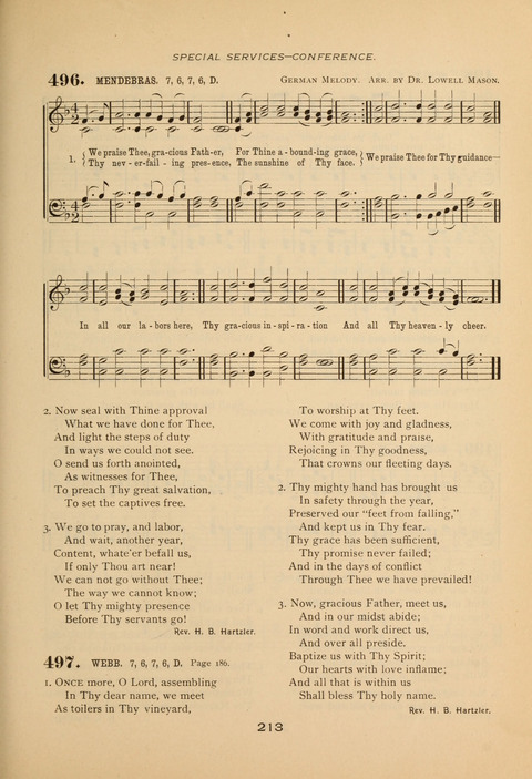 Evangelical Hymnal page 217