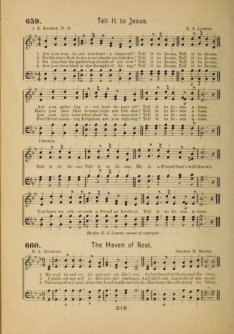 Evangelical Hymnal page 322