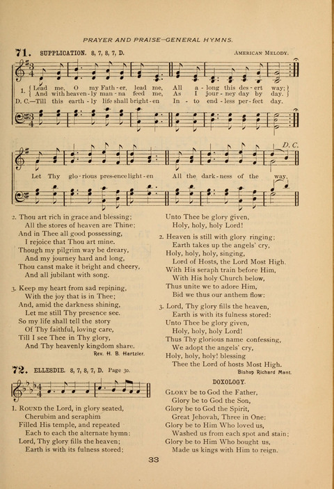 Evangelical Hymnal page 33