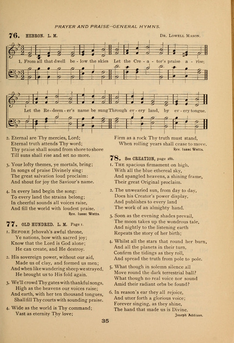 Evangelical Hymnal page 35