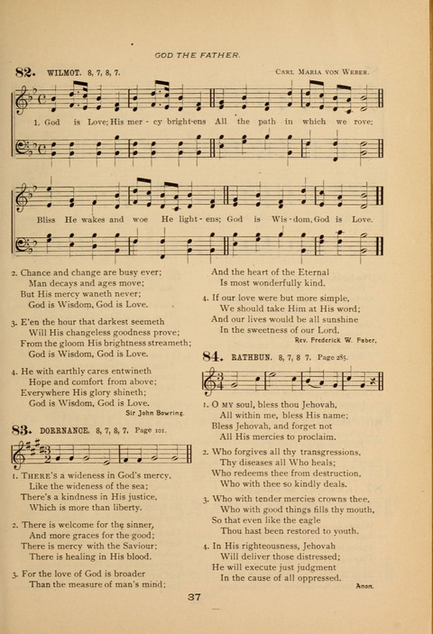 Evangelical Hymnal page 37
