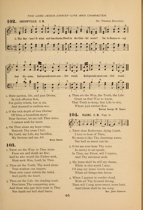 Evangelical Hymnal page 45