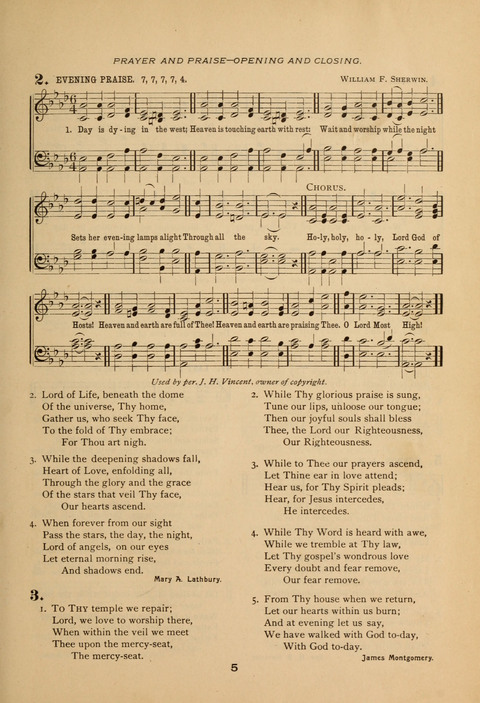 Evangelical Hymnal page 5