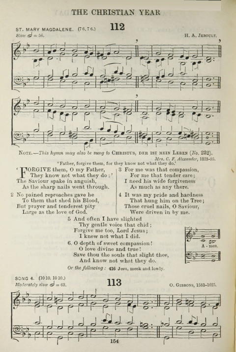 The English Hymnal: with Tunes page 152