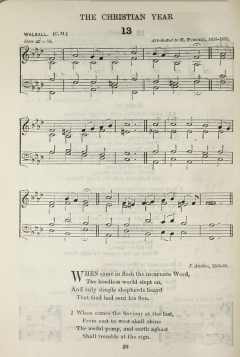 The English Hymnal: with Tunes page 22