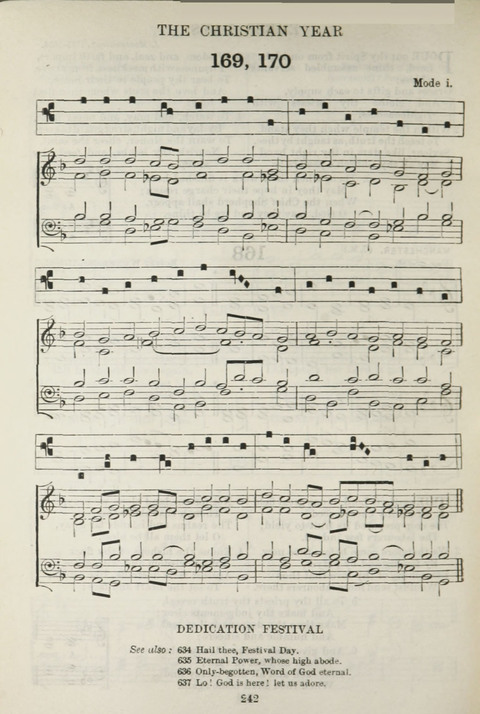 The English Hymnal: with Tunes page 242