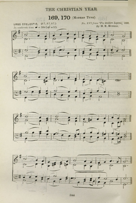 The English Hymnal: with Tunes page 244