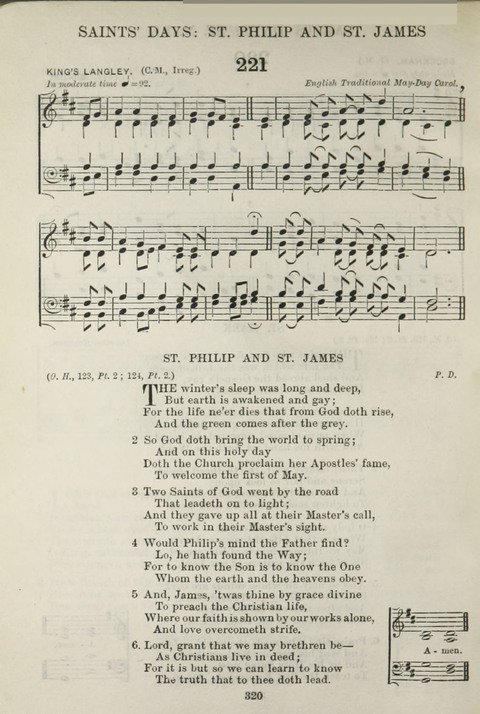 The English Hymnal: with Tunes page 320