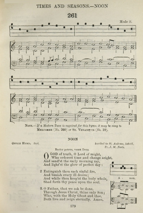 The English Hymnal: with Tunes page 379