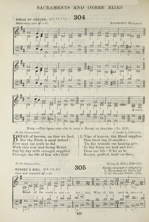 The English Hymnal: with Tunes page 426
