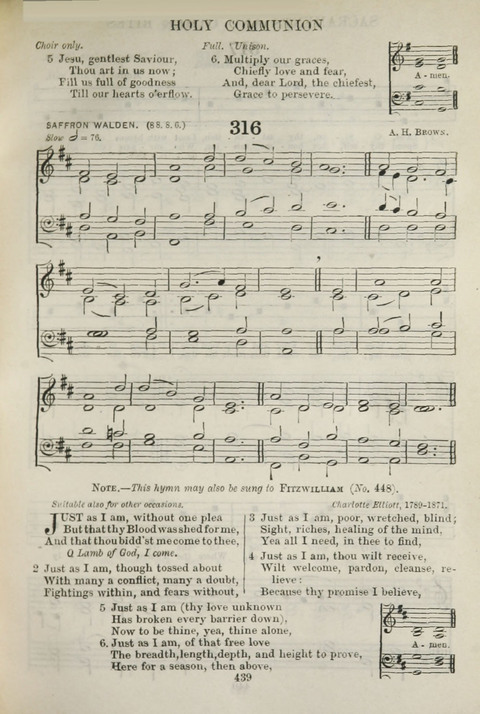 The English Hymnal: with Tunes page 439