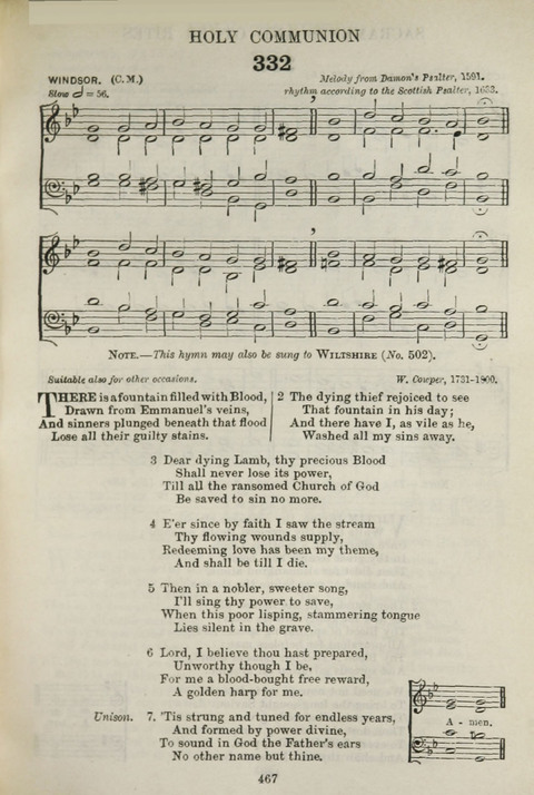 The English Hymnal: with Tunes page 467